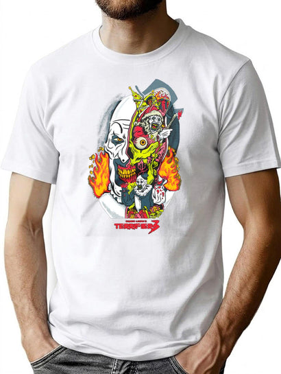 Terrifier 3 Season of Slaughter T-Shirt for Men & Women, T-Shirts Graphic Tee - Black