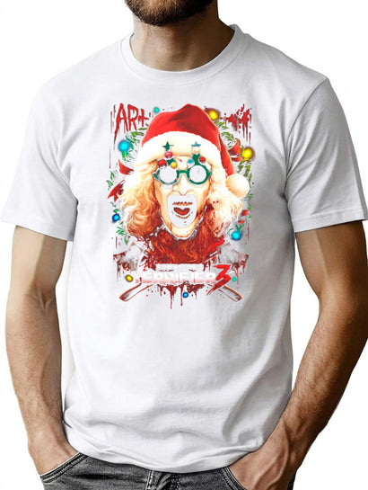 Terrifier 3 Yuletide Terror T-Shirt for Men & Women, T-Shirts Graphic Tee - Black