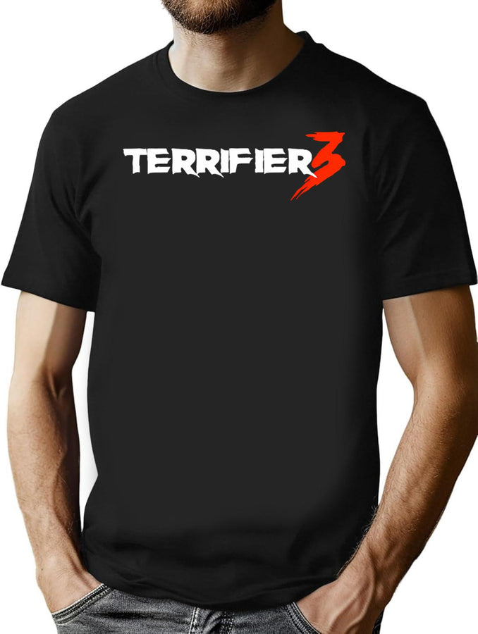 Terrifier 3 (15) T-Shirt for Men & Women, T-Shirts Graphic Tee - Black