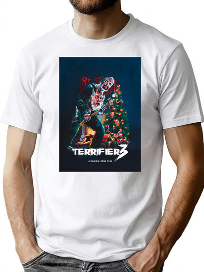 Terrifier 3 (16) T-Shirt for Men & Women, T-Shirts Graphic Tee - Black
