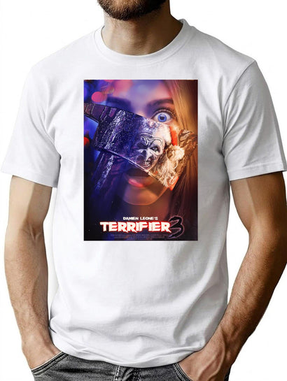 Terrifier 3 (3) T-Shirt for Men & Women, T-Shirts Graphic Tee - Black