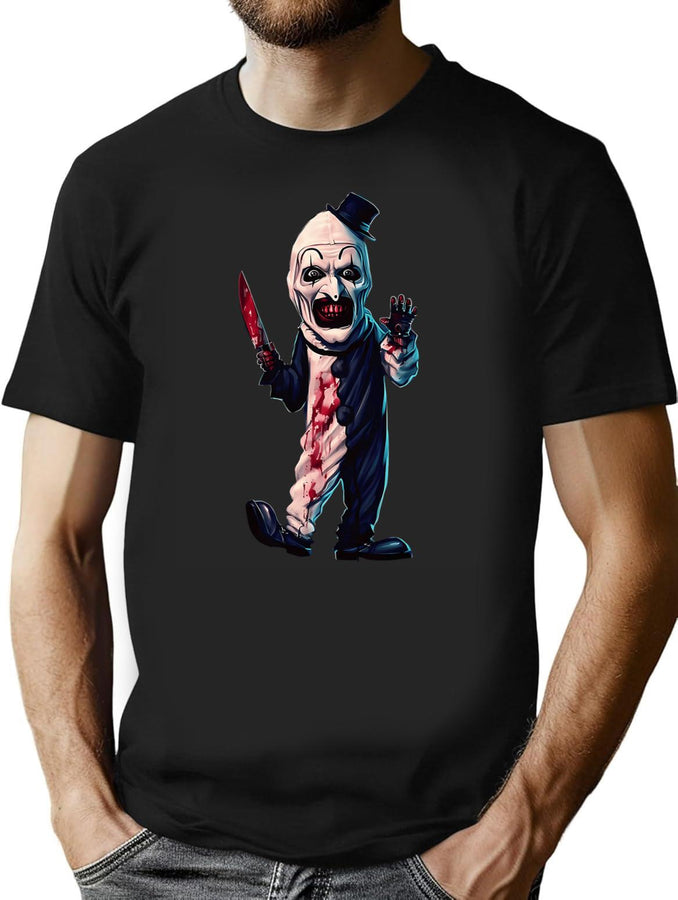 Terrifier 3 (5) T-Shirt for Men & Women, T-Shirts Graphic Tee - Black