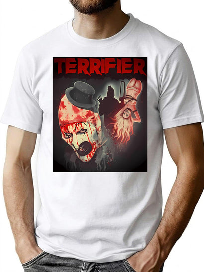 Terrifier 3 (7) T-Shirt for Men & Women, T-Shirts Graphic Tee - Black