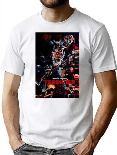 Terrifier 3 T-Shirt for Men & Women, T-Shirts Graphic Tee - Black