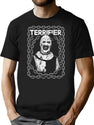 Terrifier Art The Clown Black White T-Shirt for Men & Women, T-Shirts Graphic Tee - Black