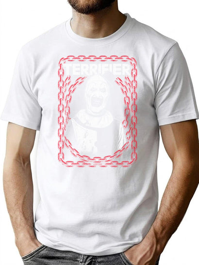 Terrifier Art The Clown Gothic T-Shirt for Men & Women, T-Shirts Graphic Tee - Black