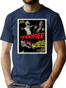 Terrifier Art The Clown Horror Poster T-Shirt for Men & Women, T-Shirts Graphic Tee - Navy