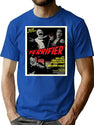 Terrifier Art The Clown Horror Poster T-Shirt for Men & Women, T-Shirts Graphic Tee - Blue