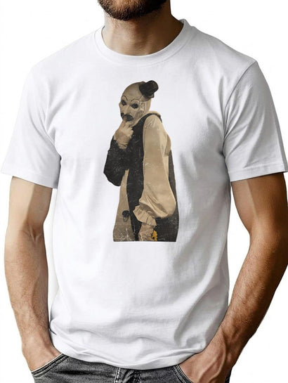 Terrifier Art The Clown Sassy Horror Villain T-Shirt for Men & Women, T-Shirts Graphic Tee - Black