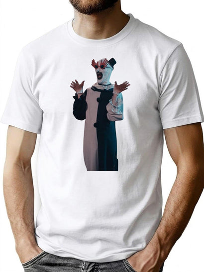 Terrifier Art The Clown Sunglasses T-Shirt for Men & Women, T-Shirts Graphic Tee - Black