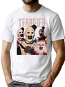 Terrifier Art The Clown Team-Up T-Shirt for Men & Women, T-Shirts Graphic Tee - White