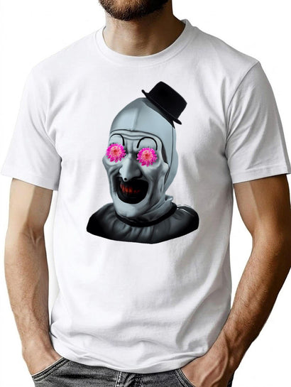 Terrifier Art The Clown (5) T-Shirt for Men & Women, T-Shirts Graphic Tee - Black