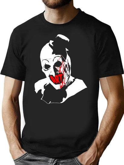 Terrifier - Art The Clown T-Shirt for Men & Women, T-Shirts Graphic Tee - Black