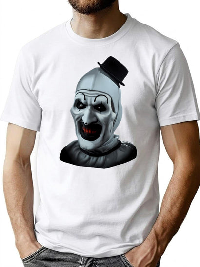 Terrifier Art (2) T-Shirt for Men & Women, T-Shirts Graphic Tee - Black