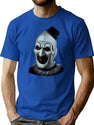 Terrifier Art (2) T-Shirt for Men & Women, T-Shirts Graphic Tee - Blue