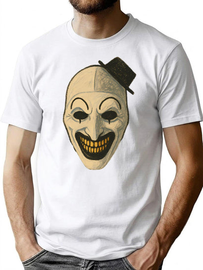 Terrifier Art (3) T-Shirt for Men & Women, T-Shirts Graphic Tee - Black