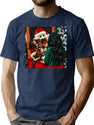 Terrifier Christmas Terrifier 3 Art The Clown T-Shirt for Men & Women, T-Shirts Graphic Tee - Navy