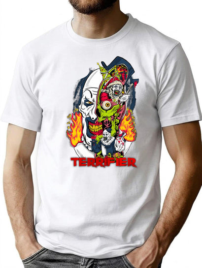 Terrifier Christmas (3) T-Shirt for Men & Women, T-Shirts Graphic Tee - Black