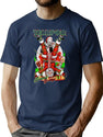 Terrifier Christmas T-Shirt for Men & Women, T-Shirts Graphic Tee - Navy