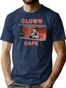 Terrifier Clown Cafe T-Shirt for Men & Women, T-Shirts Graphic Tee - Navy