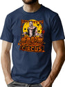 Terrifier Clown Circus Fall Vibes T-Shirt for Men & Women, T-Shirts Graphic Tee - Navy