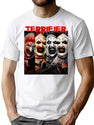 Terrifier Clown Faces T-Shirt for Men & Women, T-Shirts Graphic Tee - White