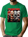 Terrifier Clown Faces T-Shirt for Men & Women, T-Shirts Graphic Tee - Green