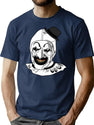 Terrifier Clown (2) T-Shirt for Men & Women, T-Shirts Graphic Tee - Navy