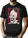 Terrifier Clown (3) T-Shirt for Men & Women, T-Shirts Graphic Tee - Black