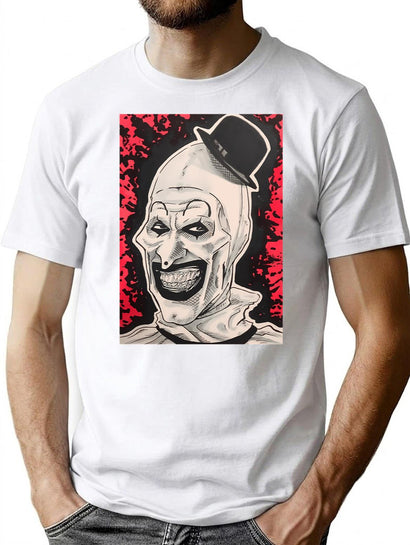 Terrifier Clown (3) T-Shirt for Men & Women, T-Shirts Graphic Tee - Black