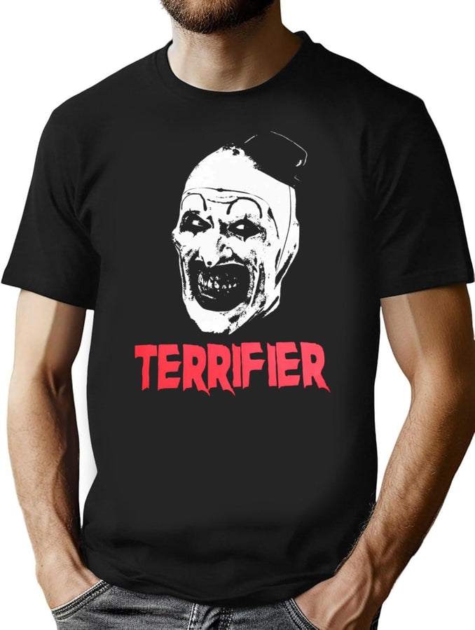 Terrifier Clown T-Shirt for Men & Women, T-Shirts Graphic Tee - Black