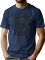 Terrifier Cover Clown Horror Movie Art The Clown Halloween Movie T-Shirt for Men & Women, T-Shirts Graphic Tee - Navy