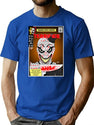 Terrifier Cover T-Shirt for Men & Women, T-Shirts Graphic Tee - Blue