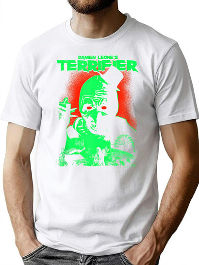 Terrifier Glowing Eyes Art T-Shirt for Men & Women, T-Shirts Graphic Tee - Black