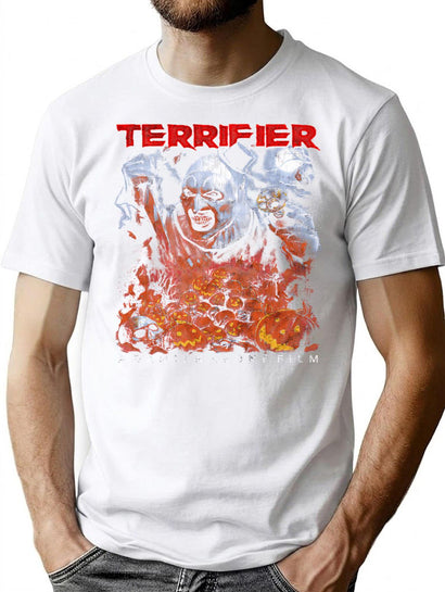 Terrifier Horror Cult T-Shirt for Men & Women, T-Shirts Graphic Tee - Black