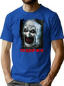 Terrifier Horror Movie Halloween T-Shirt for Men & Women, T-Shirts Graphic Tee - Blue
