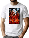 Terrifier Horror Poster T-Shirt for Men & Women, T-Shirts Graphic Tee - White
