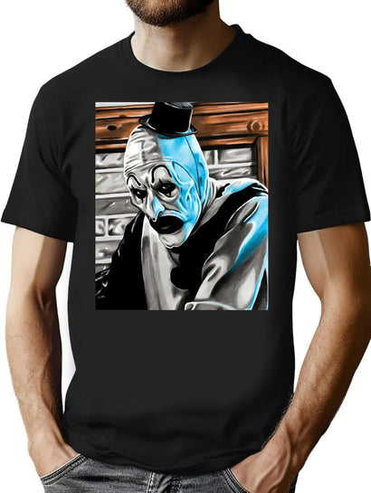 Terrifier Horror T-Shirt for Men & Women, T-Shirts Graphic Tee - Black