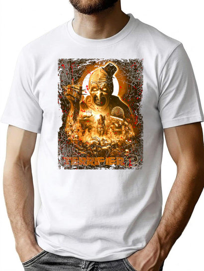 Terrifier Horror'S Terrifying Delight T-Shirt for Men & Women, T-Shirts Graphic Tee - Black