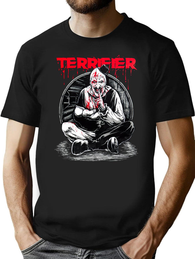 Terrifier Hush Little Baby Black T-Shirt - Black