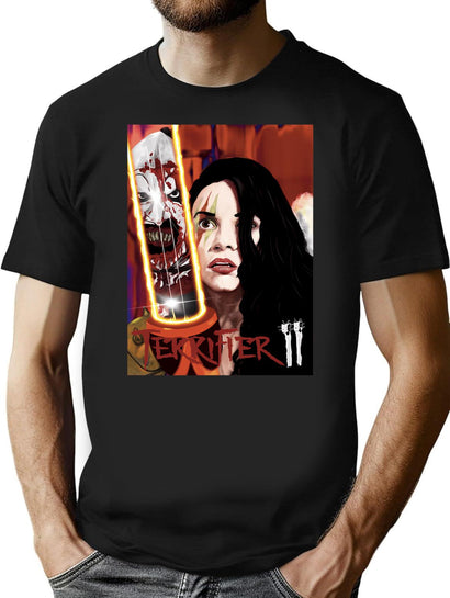 Terrifier Ii T-Shirt for Men & Women, T-Shirts Graphic Tee - Black