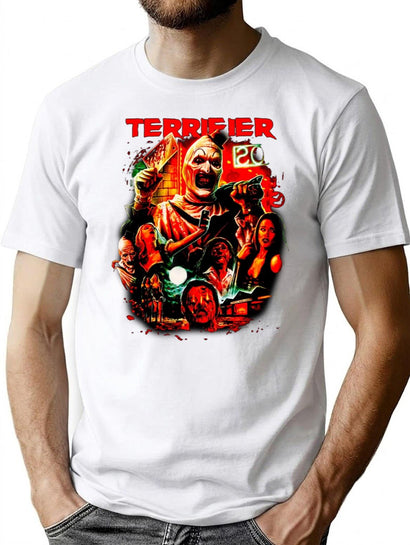 Terrifier Man of The Hour Premium Heavyweight Cotton T-Shirt - Black