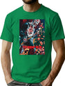 Terrifier Merry Christmas - Art The Clown T-Shirt for Men & Women, T-Shirts Graphic Tee - Green
