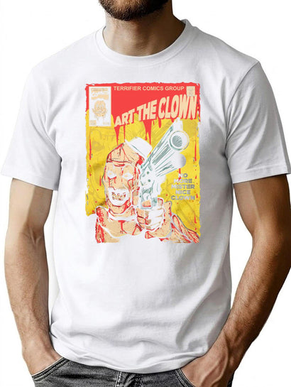 Terrifier Mister Nice Clown Premium Heavyweight Cotton T-Shirt - Black