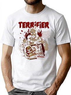 Terrifier Movie Halloween T-Shirt for Men & Women, T-Shirts Graphic Tee - Black