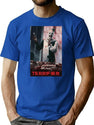 Terrifier Movie Horror Art The Clown Film T-Shirt for Men & Women, T-Shirts Graphic Tee - Blue