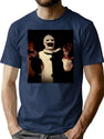 Terrifier Movie Horror Art The Clown (2) T-Shirt for Men & Women, T-Shirts Graphic Tee - Navy