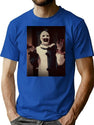 Terrifier Movie Horror Art The Clown T-Shirt for Men & Women, T-Shirts Graphic Tee - Blue
