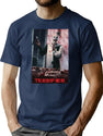 Terrifier Movie Horror T-Shirt for Men & Women, T-Shirts Graphic Tee - Navy