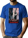 Terrifier Movie Horror T-Shirt for Men & Women, T-Shirts Graphic Tee - Blue